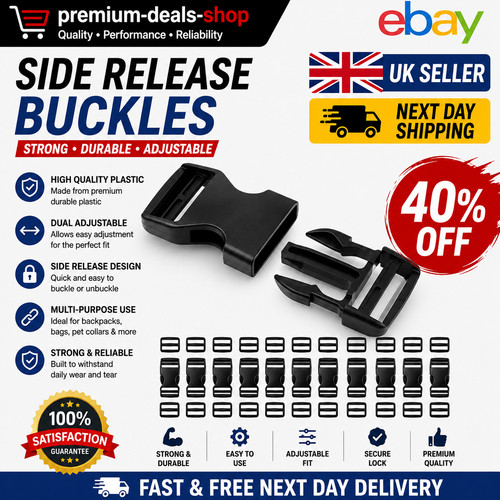 Side release buckles - side, for