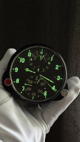 Soviet airforce cockpit watch - airforce,