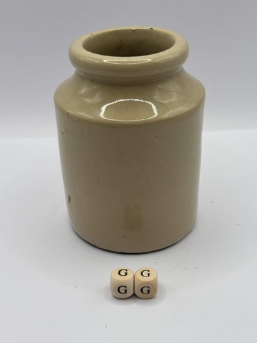 Old stoneware jar - , (gg)
