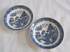 2 X  Vintage Wedgwood Willow