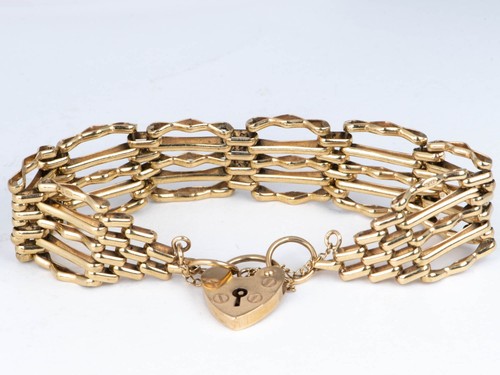 Gold vintage wide - gold, link