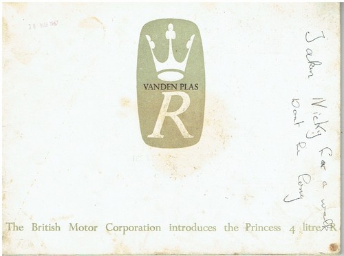 Vanden plas princess - vanden,