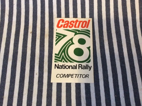 Castrol 1978 national rally - castrol..1978,