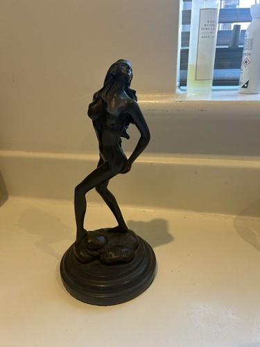 Bronze nude sculpture signed - bronze,