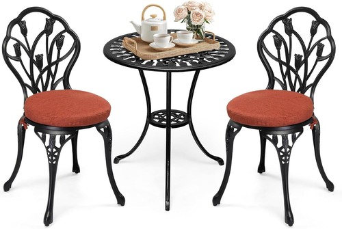 Patio bistro set with seat - with,