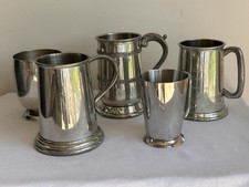 Pewter Tankards English Pewter