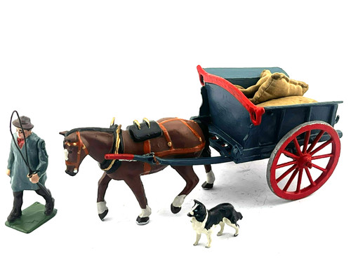 Britains farm tumbrel cart - britains,