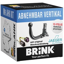 Brink Trailer Clutch Removable Green. for Mercedes C-Class W204 S204 13-pole spe