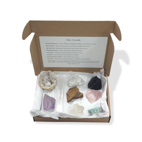 Natural raw crystal gift - set, |