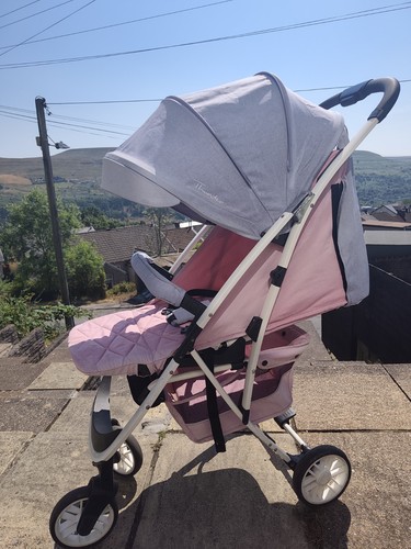 Foldable stroller pink - foldable,