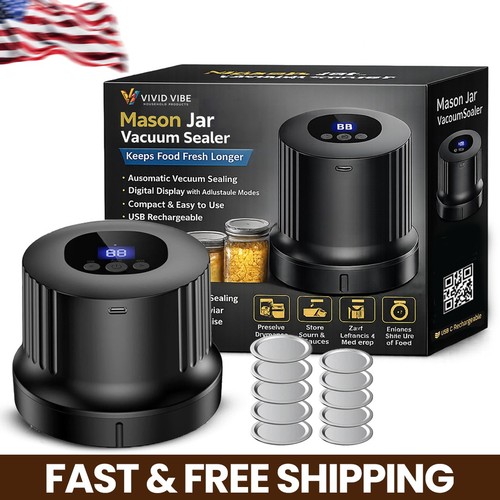 Mason jar vacuum sealer 1 - jar, 3