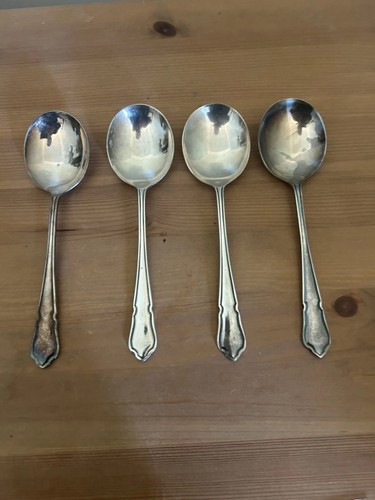 Set silver plated soup - plated,