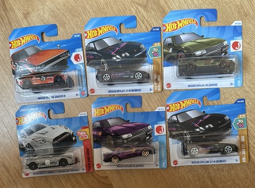 Hot wheels nissan bundle - bundle, x6