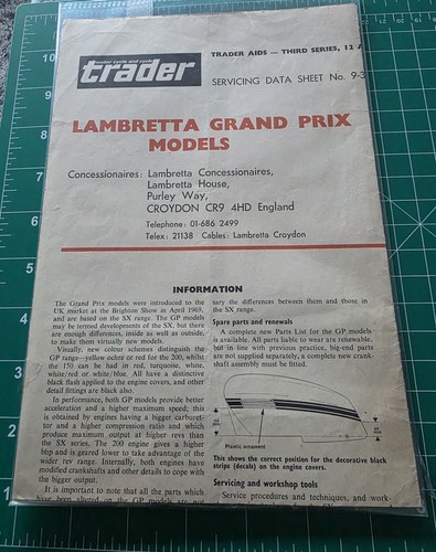 Lambretta original vintage - lambretta,