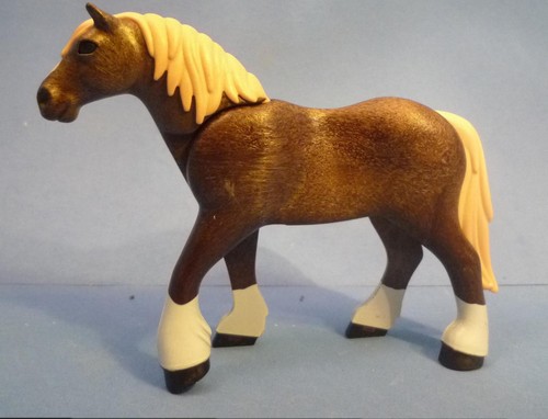 Playmobil shire horse - j-42,