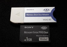 1 GB Memory Stick Pro Duo Card