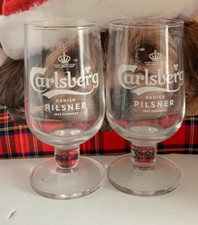 Carlsberg Half Pint Glasses x