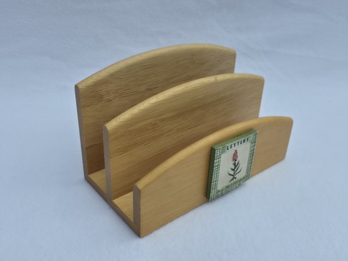 Wooden letter rack - wooden,