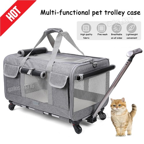 Breathable pet trolley case - trolley,