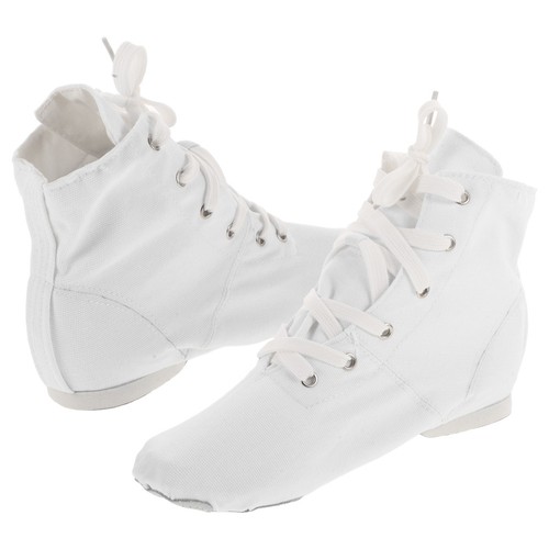Canvas jazz shoes - shoes, white
