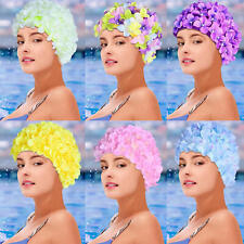 Floral Swim Cap Ladies Vintage