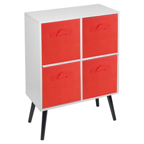 Cube wooden bookcase - 4,