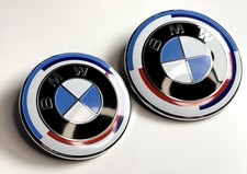 BMW badge 82mm + 74mm Blue M