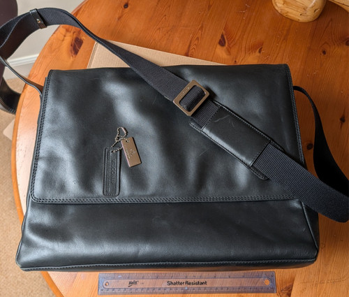 Large black leather - large,