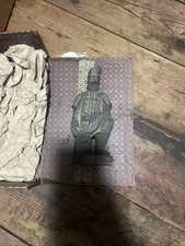 Vintage Terracotta Army Chinese Warrior Soldier Small Figurine Statue Figure