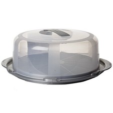 Large Wide Heavy Duty Plastic Cake Storage Cover & Display Dome Box Carrier