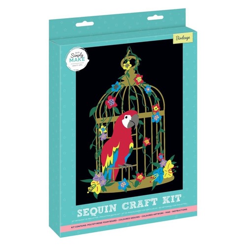 Simply make birdcage parrot - make,