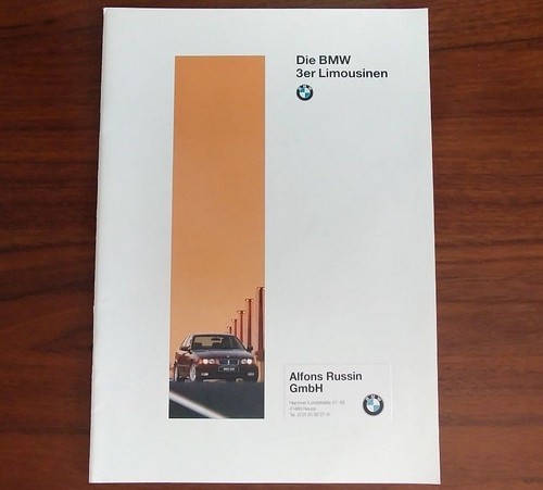 Broschüre die bmw - broschüre, 3er
