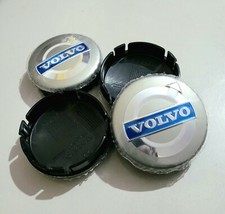 4X VOLVO SILVER / BLUE CENTRE