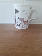 Fine Bone China Cats Mug x 1