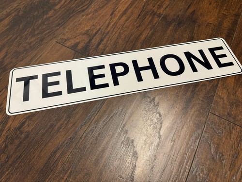 Vintage telephone sign phone - telephone,