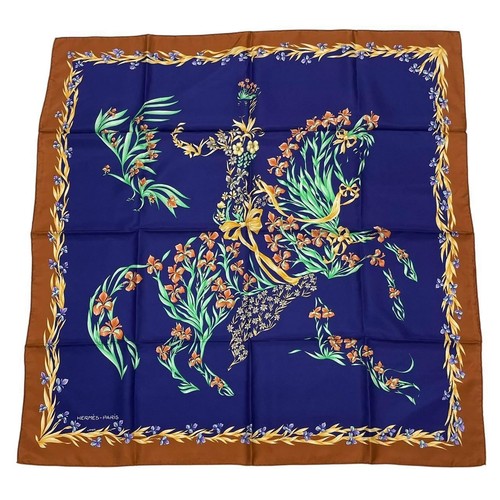 Hermes scarf silk carre - silk,