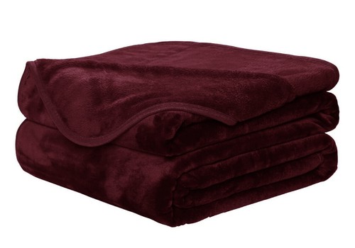 Faux fur throw - faux,