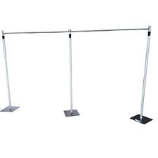 Heavy Duty 20ft x 10ft Telescopic Wedding Backdrop Stand, Pipe and Drape System