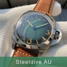 Steeldive SF767, NH35, DD Sapphire, Lume, Crown Guard, Green, 1000m Diving, BNIB
