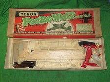 Vintage Keil Kraft Stuka FROG Linnet plans 7 props & parts Veron Focke Wulf box