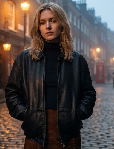 Women black genuine leather - women's,