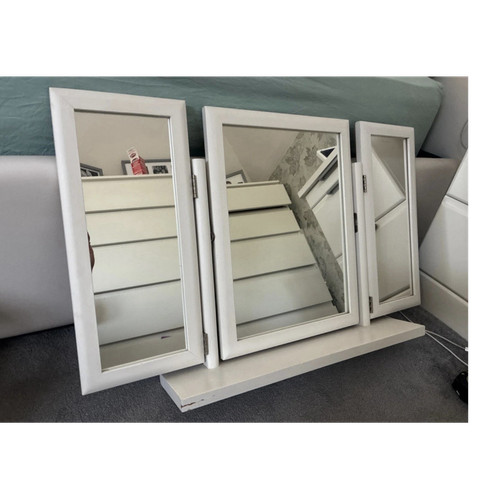 White freestanding dressing - white,