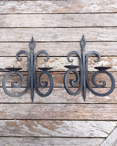 Pair scroll blacksmith - pair, of