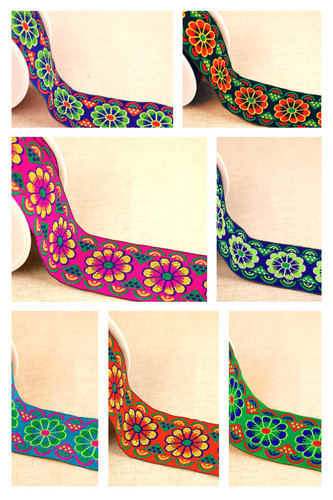 Jacquard trim assorted - jacquard,