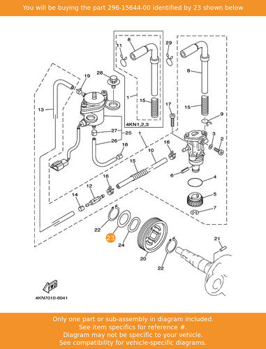 Yamaha shim 296 15644 - yamaha, 296-15644-00
