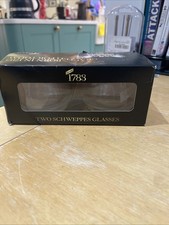 2 X Schweppes Lima Gin Glasses