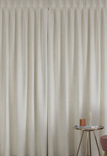 2  Pair  Of Luxury Lined Curtains Each  L -90in x 88in +Macrame Voile +1 Tieback