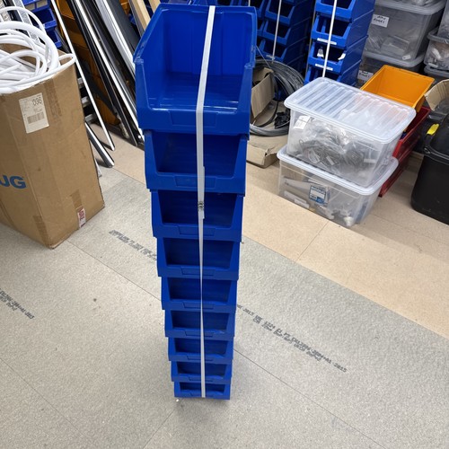 Blue plastic parts - 8, x