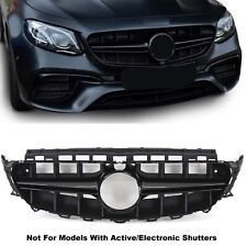 Fits Mercedes E Class W213 S213 E43 E53 2016-2020 Front Grille AMG E63 Style