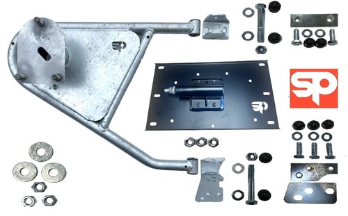 Galvanised swing away spare - away,